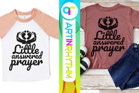 baby svg, little answered prayer SVG Artinrhythm shop 