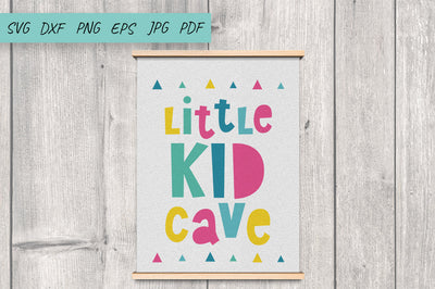 Baby SVG, Little Kid Cave SVG, Kids Wall Art Prints SVG Irina Ostapenko 