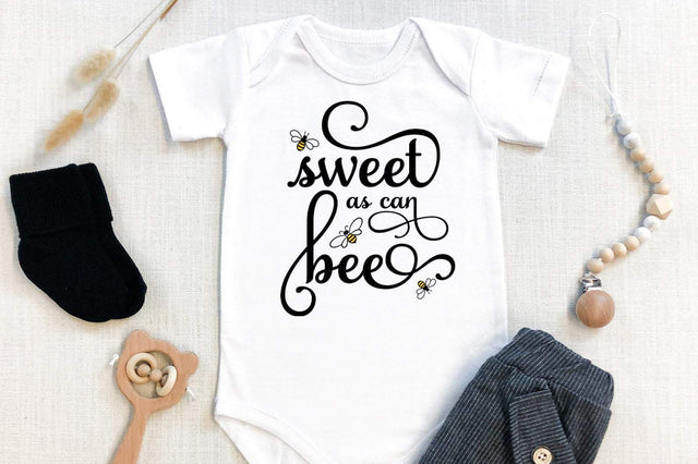 Baby SVG - Sweet As Can Bee SVG Simply Cutz 