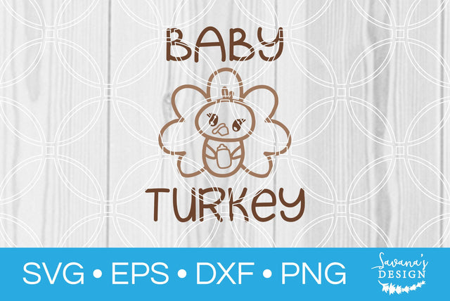 Baby Turkey SVG SavanasDesign 