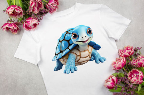 Baby Turtles Wall Art Images Bundle Sublimation Regulrcrative 