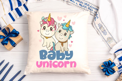 Baby unicorn SVG Designangry 