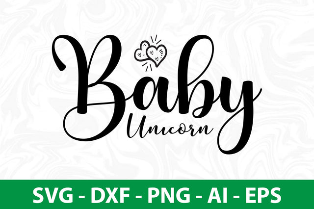 Baby Unicorn svg SVG nirmal108roy 