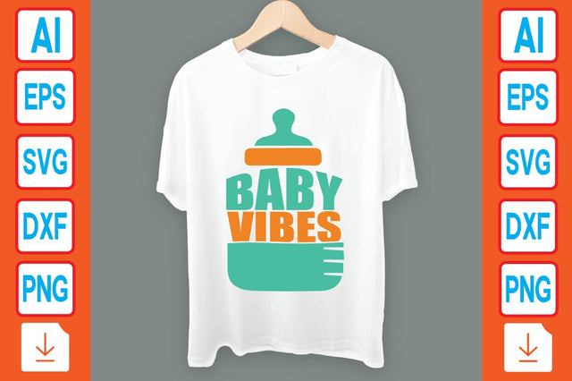 Baby Vibes SVG Craftlabsvg24 