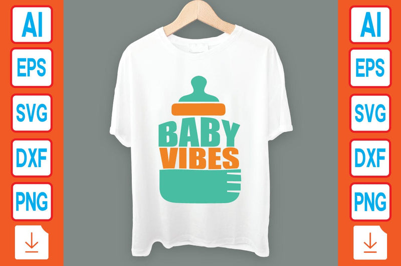 Baby Vibes SVG Craftlabsvg24 