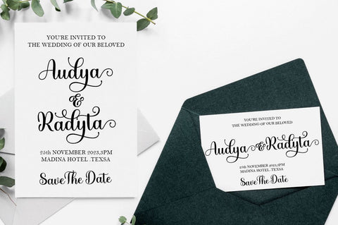 Baby Yasmine Script Font muhammadzeky 