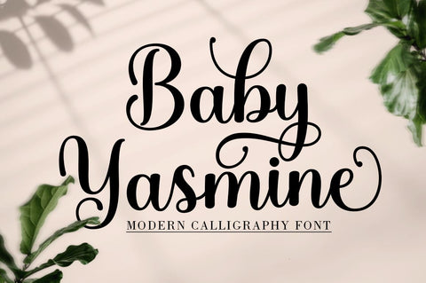Baby Yasmine Script Font muhammadzeky 