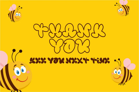 Babybee - a Chubby Display Font Font Masyafi Studio 