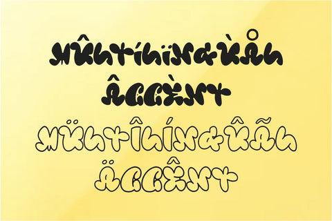 Babybee - a Chubby Display Font Font Masyafi Studio 