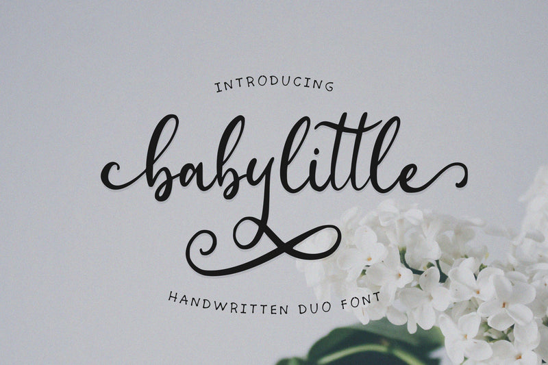 Babylittle Duo Font Jun Creative 