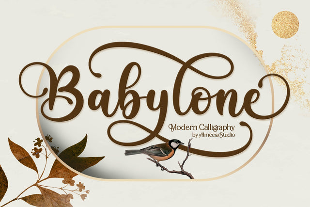 Babylone | Script Font Font studioalmeera 