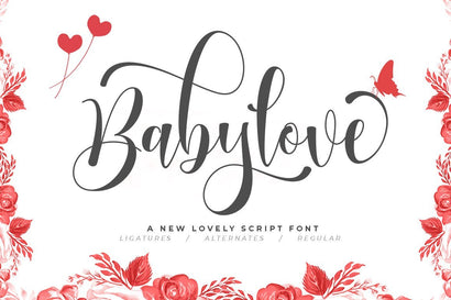 Babylove Font Studio Natural Ink 