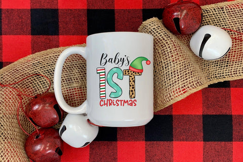 Baby's 1st Christmas | Christmas Sublimation Design Sublimation CraftLabSVG 