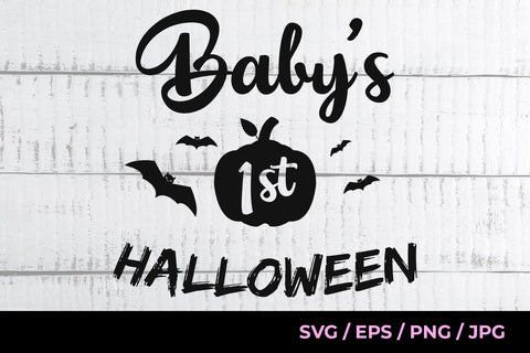 Baby's 1st Halloween Vector File Printable, SVG Cut File SVG Sublimatiz Designs 