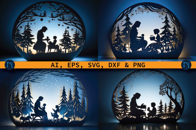 Baby's First Christmas Decor SVG Bundle SVG MD JOYNAL ABDIN 