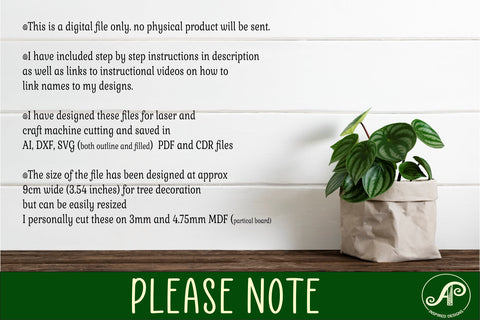 Baby's first Christmas Ornaments, 4 cute designs SVG laser SVG APInspireddesigns 