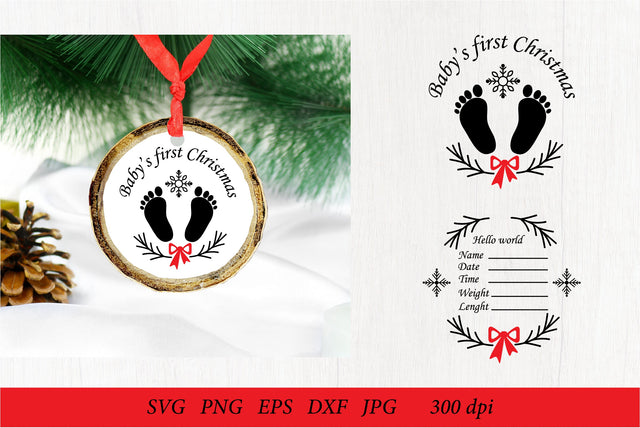 Babys First Christmas SVG. Babys 1st Christmas.Baby Sign SVG SVG Olga Terlyanskaya 