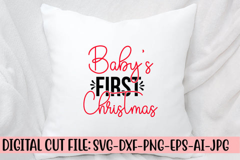 Baby’s First Christmas SVG Cut File SVG Syaman 