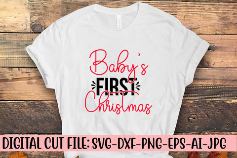Baby’s First Christmas SVG Cut File SVG Syaman 