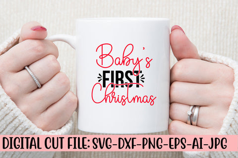 Baby’s First Christmas SVG Cut File SVG Syaman 