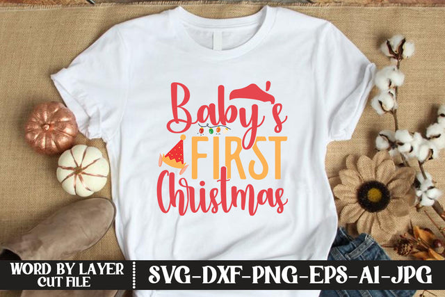 Baby'S First Christmas SVG DESIGN SVG MStudio 