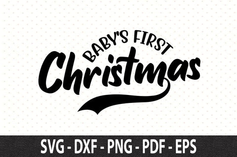 Baby's First Christmas SVG orpitasn 