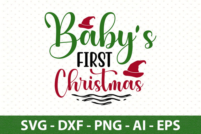 Baby's First Christmas svg SVG orpitasn 