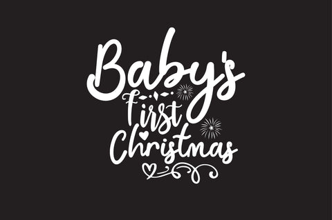Baby's First Christmas svg SVG orpitasn 