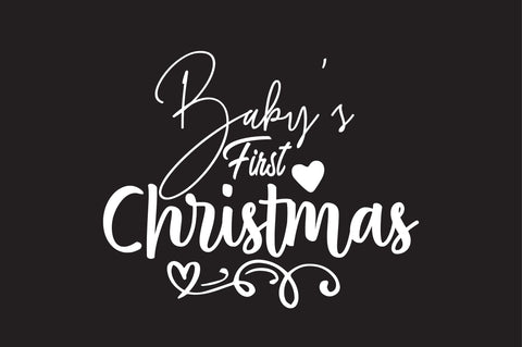 Baby's First Christmas svg SVG orpitasn 