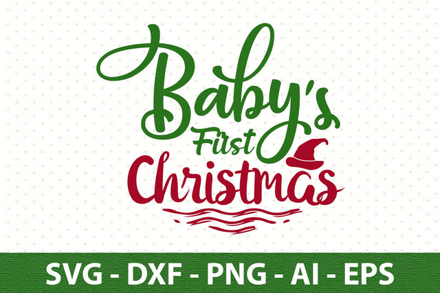 Baby's First Christmas svg SVG orpitasn 