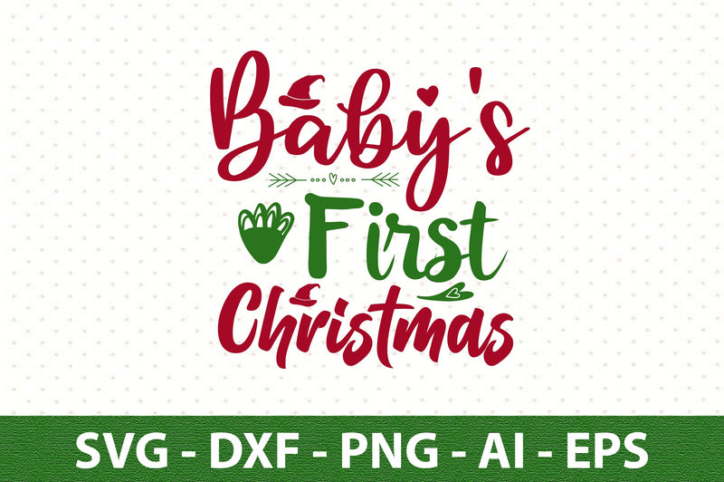Baby's First Christmas svg SVG orpitasn 