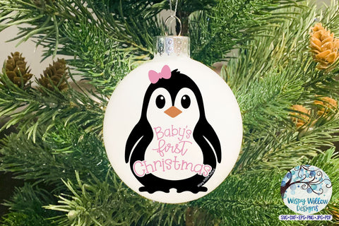 Baby's First Christmas SVG SVG Wispy Willow Designs 