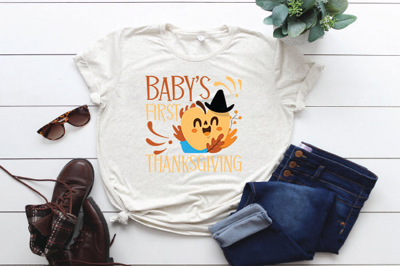 Baby's First Thanksgiving SVG thesvgfactory 