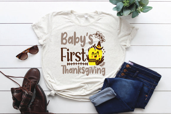 Baby's First Thanksgiving SVG thesvgfactory 