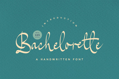 Bachelorette - Handwritten Font Font Alpaprana Studio 