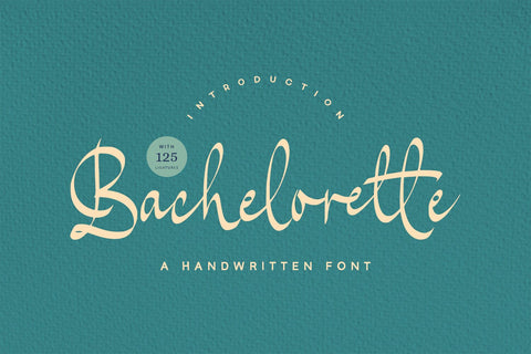 Bachelorette - Handwritten Font Font Alpaprana Studio 