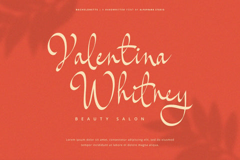 Bachelorette - Handwritten Font Font Alpaprana Studio 