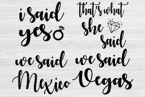 Bachelorette Svg Bundle Dxf Png Cut Files, Bridesmaid Svg, Bridal Party Svg Files For Cricut, Wedding Party Svg Silhouette Digital Designs SVG TiffsCraftyCreations 