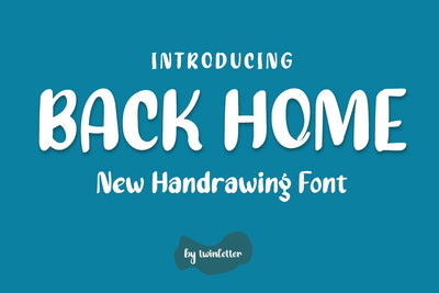 Back Home Font twinletter 