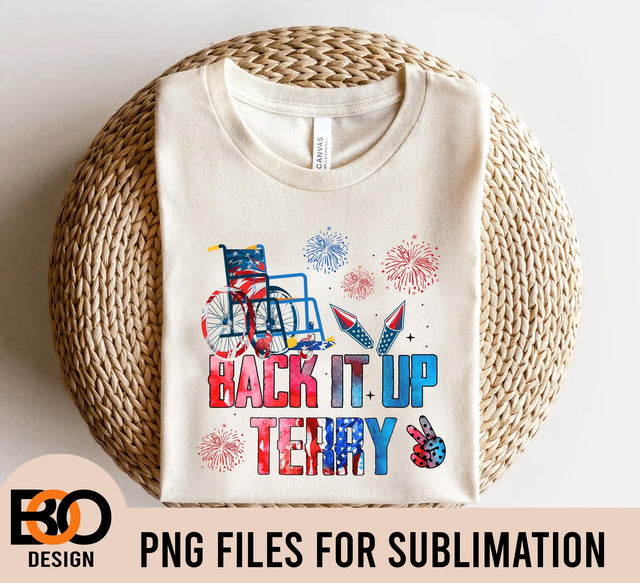 Back It Up Terry Png File, Put It In Reverse Terry Png, Funny July 4th, Firework, American Design, Digital Download,Sublimation Design Sublimation BOO-design 