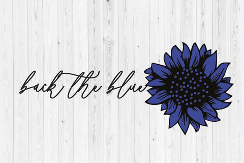 back the blue sunflower shirt svg SVG Paper Switch 