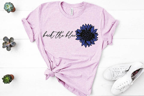 back the blue sunflower shirt svg SVG Paper Switch 