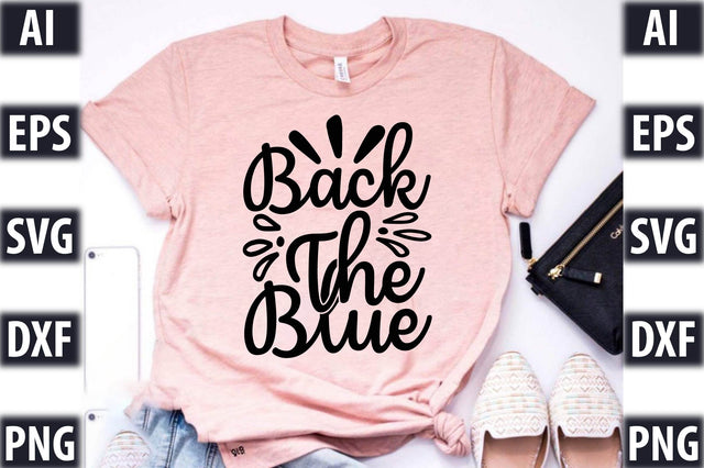 Back The Blue SVG SVGista 