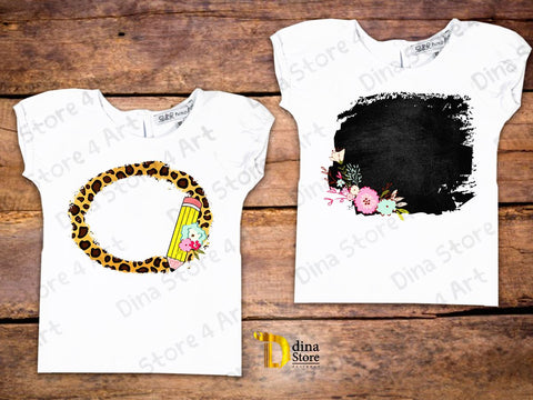 Back to School Backgrounds and Frames Sublimation Dina.store4art 