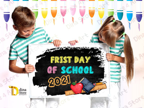 Back to School Backgrounds and Frames Sublimation Dina.store4art 