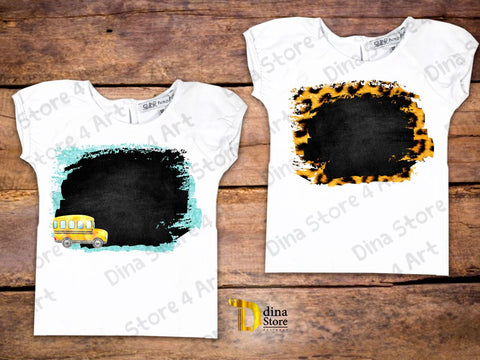 Back to School Backgrounds and Frames Sublimation Dina.store4art 