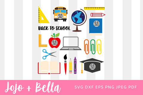 Back to school bundle SVG, last day of school svg, school svg, happy last day of school svg, POPP IT last day of school svg, Teacher Summer SVG Jojo&Bella 