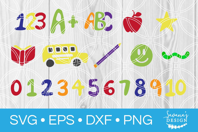 Back to School Bundle SVG SavanasDesign 