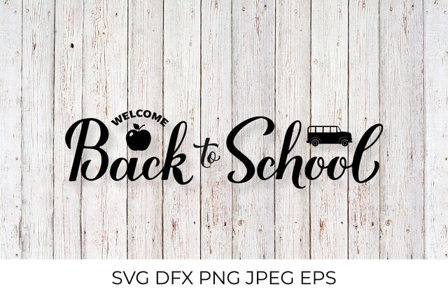 Back to school calligraphy. First day of school hand lettered SVG SVG LaBelezoka 
