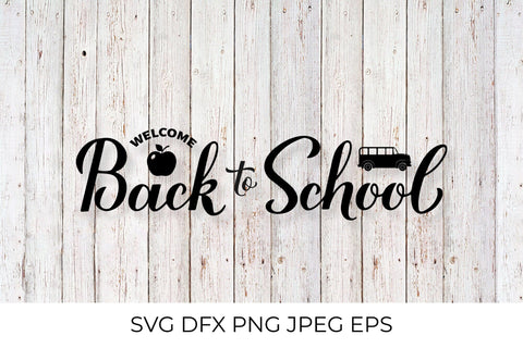 Back to school calligraphy. First day of school hand lettered SVG SVG LaBelezoka 